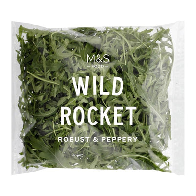 M&S Wild Rocket Gewaschen Verzehrfertig 120g