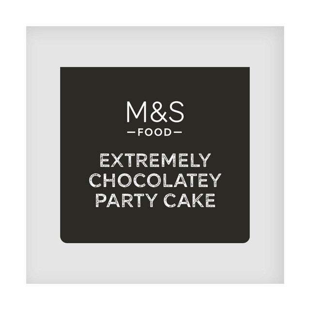 M&S milk chocolate party cake 1.45kg, imported from the UK