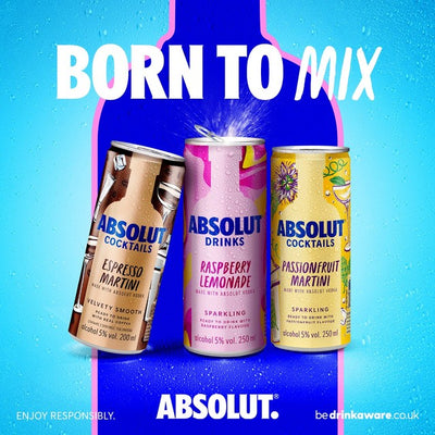 M&S Absolut Espresso Martini Pre-Mixed Canned Cocktail 20cl- Buy online at McGrocer