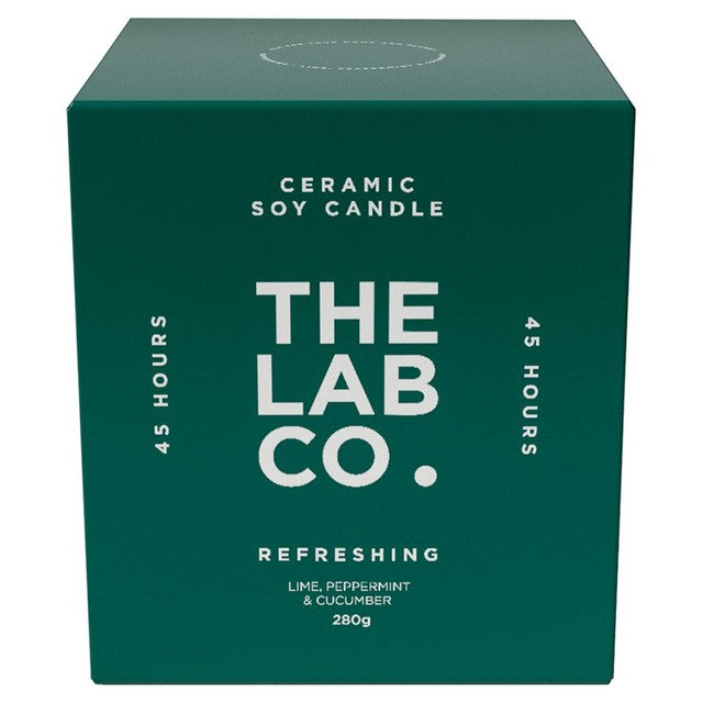 The Lab Co. refreshing ceramic boxed candle (British brand)