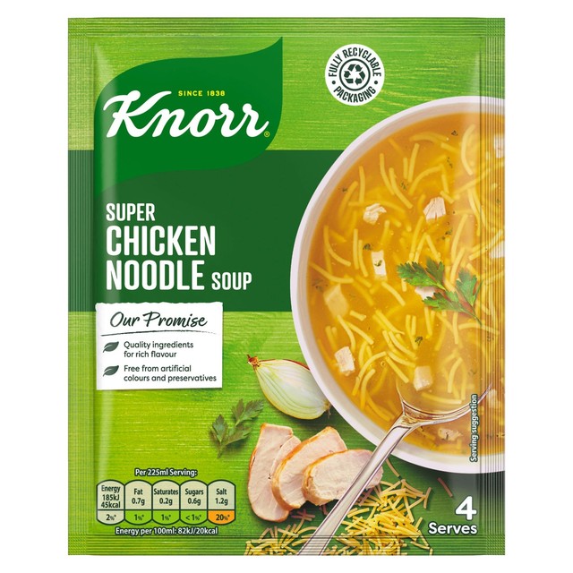 Knorr chicken noodle soup mix 51g, UK version