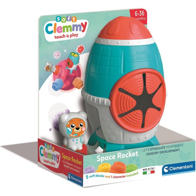 Clementoni Clemmy Sensory Rocket baby toy - British product