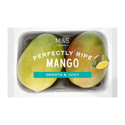 M&S M&S perfekt modne mango fersk frukt pakke med 2 - Kjøp online hos McGrocer