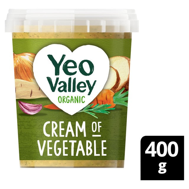 Yeo Valley cream of vegetable soup 400g (British brand)