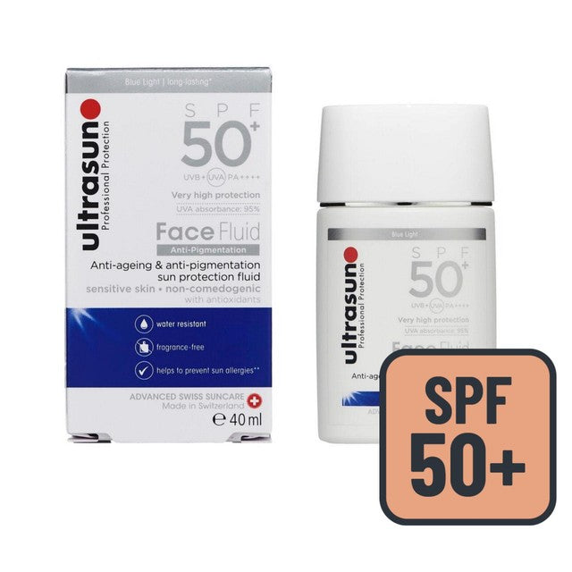 Ultrasun SPF 50+ Anti-Pigmentation Face Fluid 40ml (British brand)