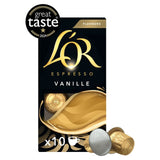 L'OR vanilla coffee pods 10 pack, UK version