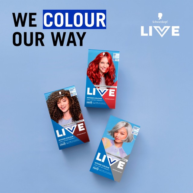 Schwarzkopf U71 Metallic Silver permanent hair dye box, UK version