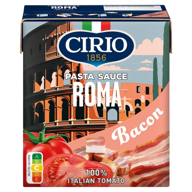 Cirio tomato and smoked bacon pasta sauce 340g - British product