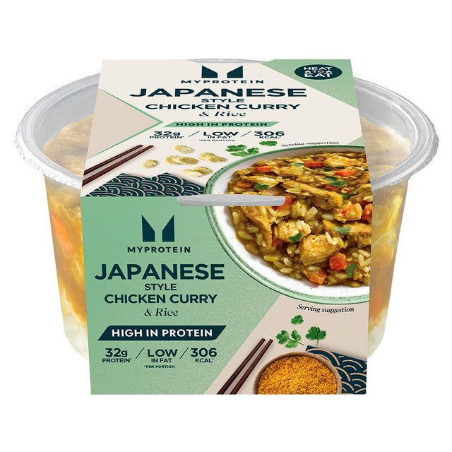 Myprotein ready meal Japanese Chicken Curry 325g, imported from the UK
