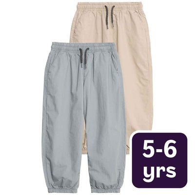 M&S Pull On Trousers Khaki Children's Joggers 5-6 Years