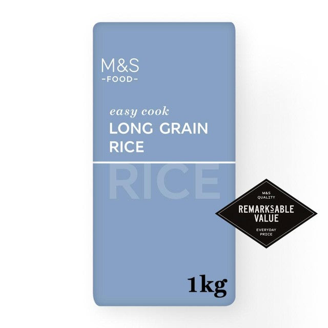 M&S Easy Cook Long Grain Rice 1kg, imported from the UK