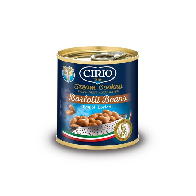 Cirio Steam Cooked Borlotti Beans - Imported product