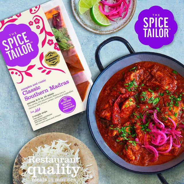 The Spice Tailor Southern Madras curry sauce kit 300g (British brand)
