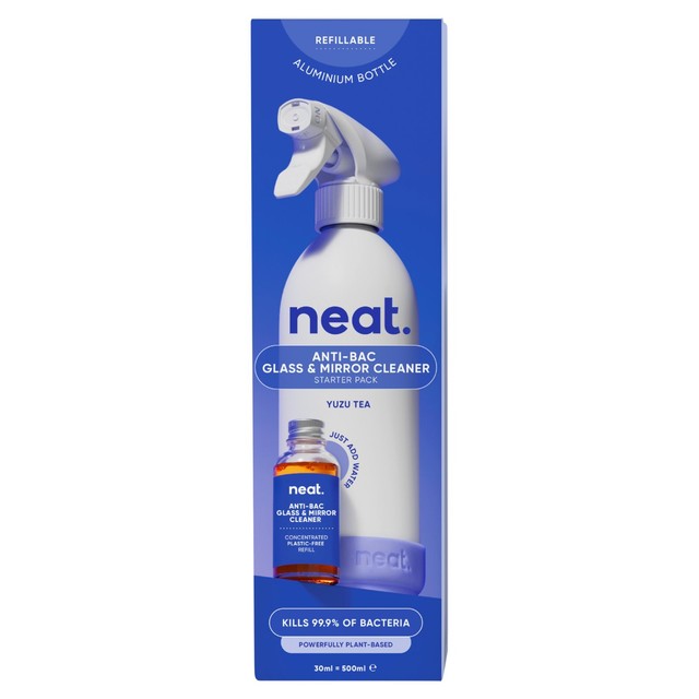 Neat anti-bac glass cleaner Yuzu Tea 500ml, imported from the UK