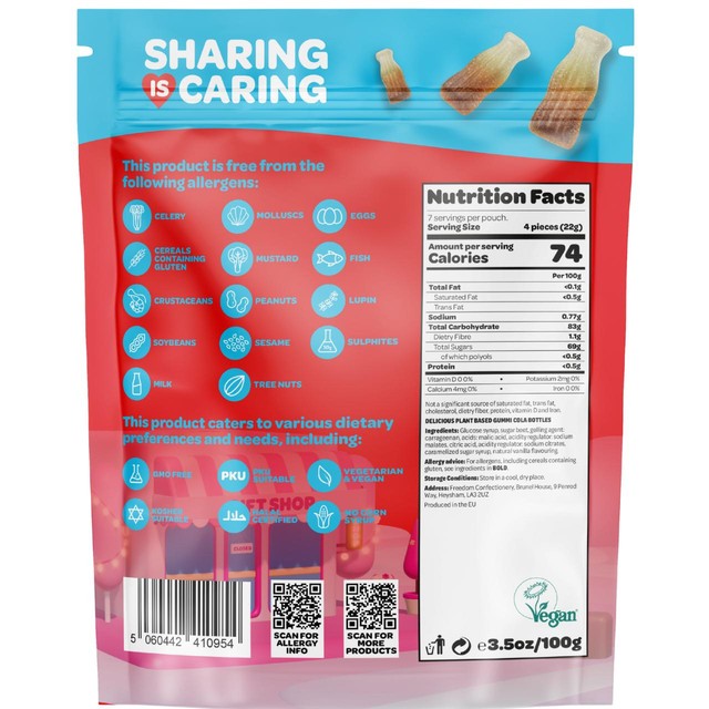 Freedom Cola Gummies 100g - British product
