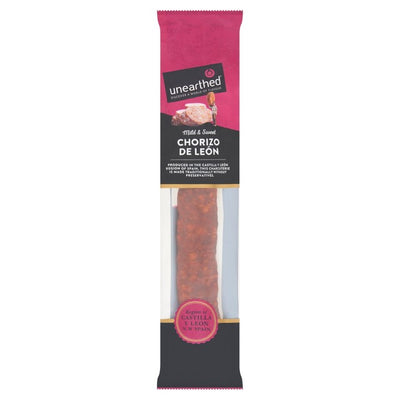 M&S Unearthed Chorizo De Leon Mild & Sweet Spanish Chorizo 180g- Buy online at McGrocer