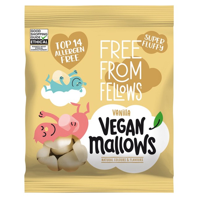 Free From Fellows vegan vanilla marshmallows 105g - British product