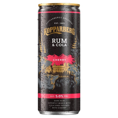 M&S Kopparberg Cherry Rum & Cola Pre-Mixed Alcoholic Drink 250ml- Buy online at McGrocer