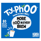 Typhoo decaf black tea bags 80 count (British brand)