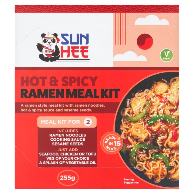 Sun Hee hot & spicy ramen meal kit 255g (British brand)