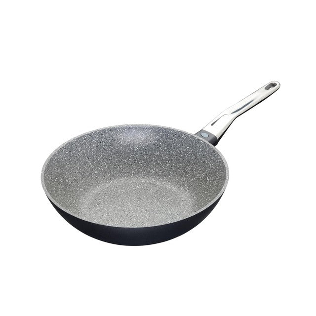 MasterClass cast aluminium non-stick wok 28cm, imported from the UK