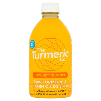 M&S The Turmeric Co. Raw Turmeric Vitamin C & D3 Health Shot 420ml- Buy online at McGrocer