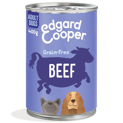 M&S Edgard & Cooper Adult Grain Free Wet Dog Food with Beef 400g- Buy online at McGrocer