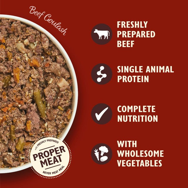 Lily's Kitchen beef goulash wet dog food 400g, UK version
