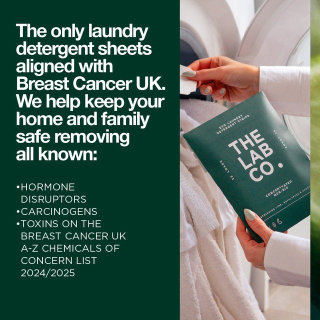 The Lab Co. refreshing laundry detergent strips 32pk (British brand)