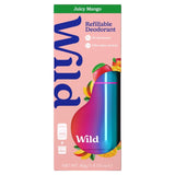 Wild Juicy Mango deodorant starter pack with reusable case - British product