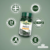 Natures Aid Vitamin E supplements 60 soft gels, imported from the UK