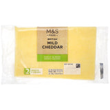 M&S British Mild Cheddar cheese 550g, imported from the UK
