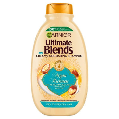 M&S Shampoing Garnier Ultimate Blends Argan Richness pour cheveux secs 400ml - Acheter en ligne sur McGrocer