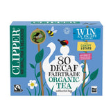 Clipper Organic Naturally Decaffeinated Tea Bags 80 Bags - British product