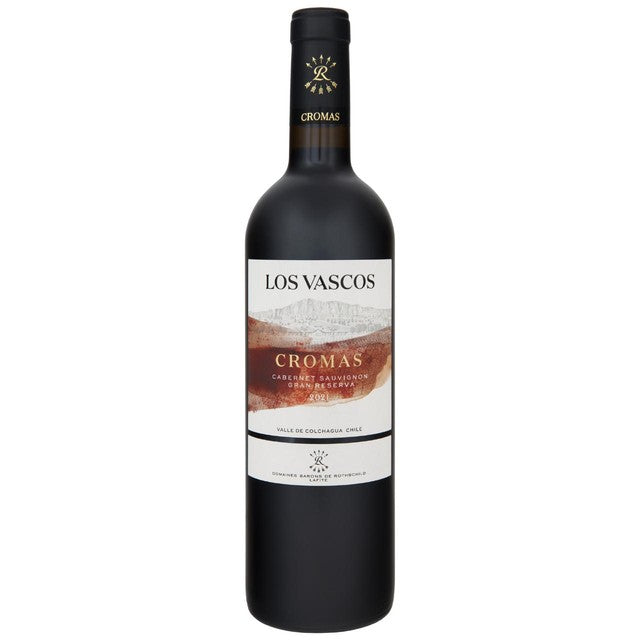 Los Vascos Cabernet Sauvignon wine bottle 75cl, UK version