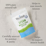 Westlab Epsom Bath Salts 1kg (British brand)