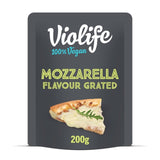 VIOLIFE Mozzarella Grated Vegan Cheese Alternative 200g (British brand)