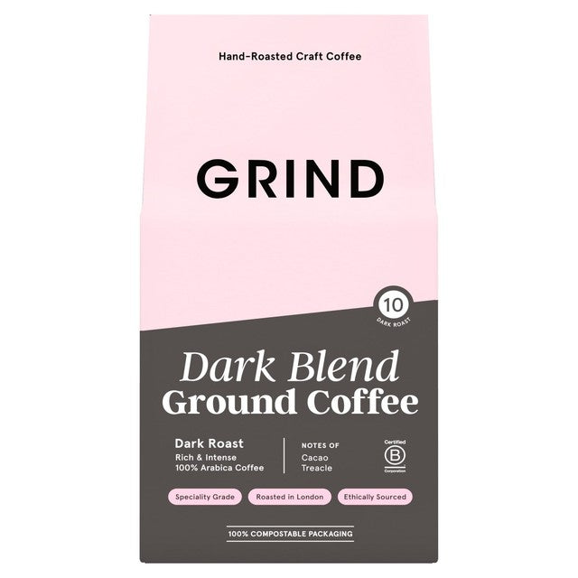 Grind Dark Blend ground coffee (British brand)