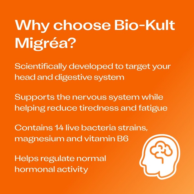 Bio-Kult Probiotics Migrea gut supplement 60 capsules - British product