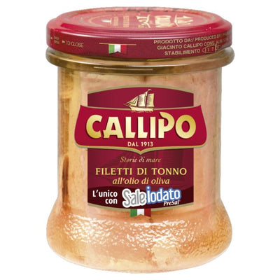 M&S Callipo Hand Packed Yellowfin Tuna Fillets in Olive Oil 170g- Buy online at McGrocer
