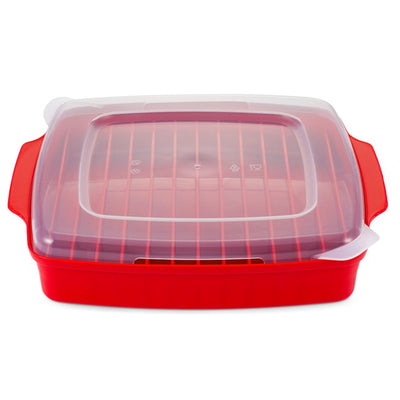 M&S Good 2 Heat Plus Microwave Bacon Cooker with Lid- Buy online at McGrocer