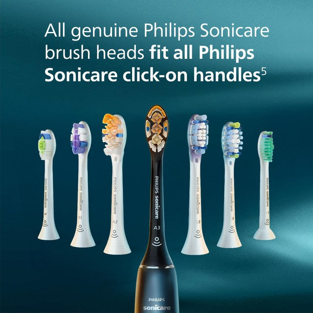 Philips toothbrush replacement head white 3 pack, imported from the UK