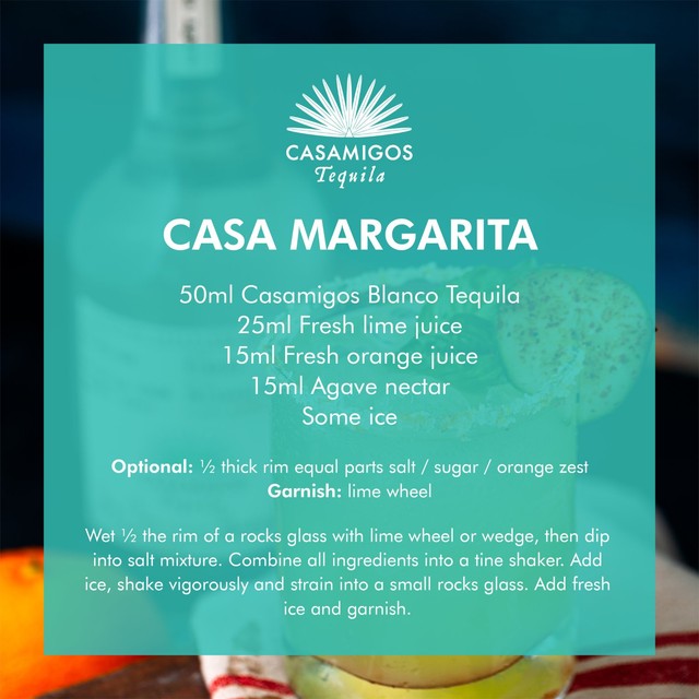 Casamigos Blanco Tequila 70cl - Britisches Produkt