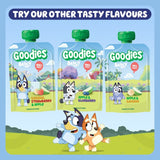 Goodies Bluey Banana & Strawberry Yoghurt Pouch Multipack 4 x 100g, UK version