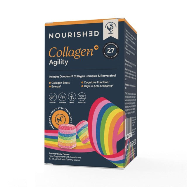Rem3dy Health Collagen+ Agility Nutrient Stacks 210g, imported from the UK