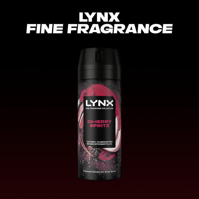 Lynx Cherry Spritz men's deodorant body spray 150ml, UK version