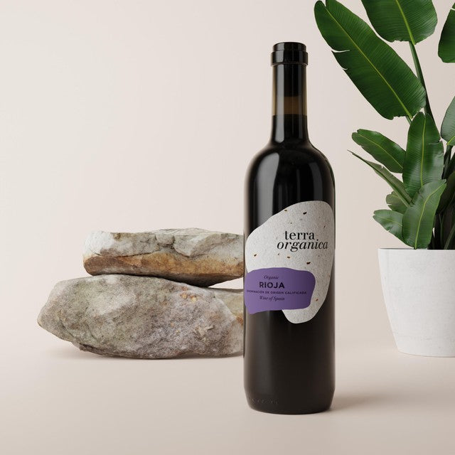 Terra Organica Rioja Crianza red wine 75cl (British brand)