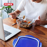 Pyrex Square Glass Roaster Small 16cm, imported from the UK