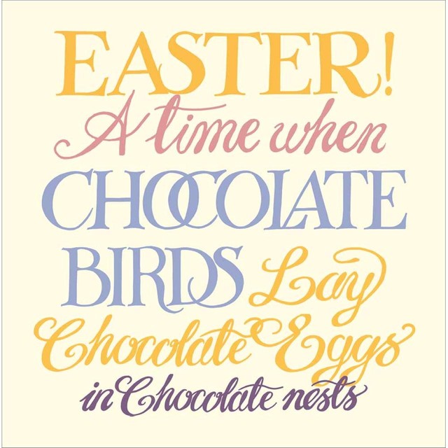 Emma Bridgewater Easter Time card 13.3x14.4 cm, UK version