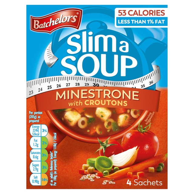 Batchelors Minestrone instant cup soup 4 x 15g - British product